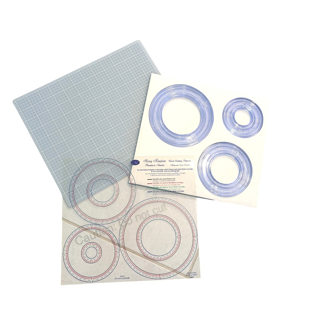 Creative Memories Circle Templates and Mat System Set